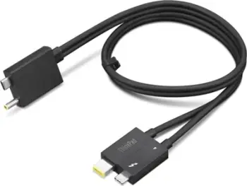 Kabllo Thunderbolt Lenovo 4X91K16970, 0.7m, 40 Gbit/s, e zezë