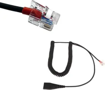 Kabllo telefoni GEQUDIO WA9402, RJ, për telefona IP, gri