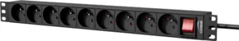 Panel energjie Caymon PSR109FS/B, 9x prizë Type E, 2.5 m, i zi