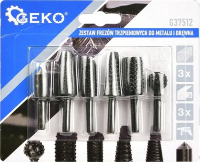 Set frezash për dru dhe metal HSS, bosht 6mm - 2