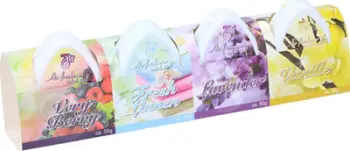 Set freskues ajri EDM, 4 copë, 50 g, aroma të ndryshme
