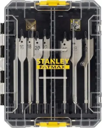Set freza për dru Stanley FatMax Multi-Stack Case, 8 copë, për dru të sheshta