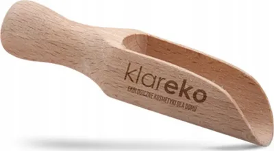 Lugë matëse druri Klareko, për pluhur, natyrale - 1