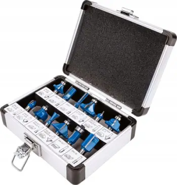 Set frezash SCHEPPACH 7902101601, 12 copë, diametër 6 deri 32 mm