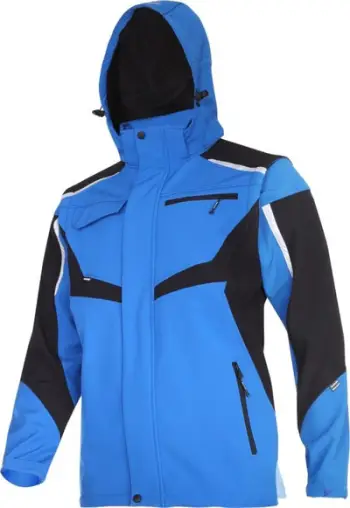 Xhaketë softshell Lahti Pro L4093004, mëngë të shkëputshme, madhësia XL, blu e zezë
