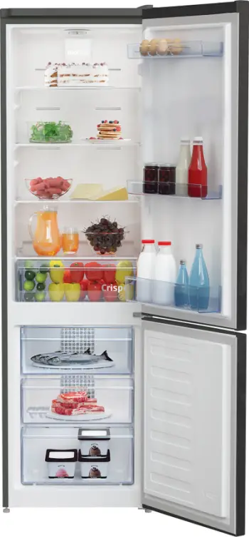 Frigorifer me ngrirës Beko RCNA305K40XBRN, NeoFrost, 54 cm, inox
