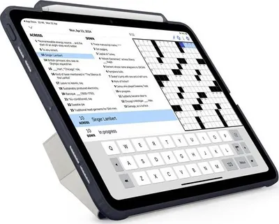Mbulesë tabletë Pipetto Origami No3 Pencil Case, për iPad Pro 11" 2024, me stand, blu e errët - 3