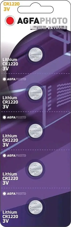 Bateri litium Agfa CR1620, 3V, 5 copë