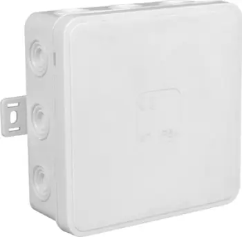 Kuti hermetike sipërfaqësore Viplast V7, 100x100 mm, IP54, e bardhë
