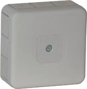 Kuti hermetike sipërfaqësore Viplast VP31, IP55, 85x85x37 mm, gri