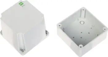 Kuti hermetike sipërfaqësore ELEKTRO-PLAST 2702-00, IP65, 105x105x140 mm, gri e hapur