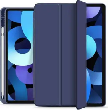 Mbulesë tablet Tech-Protect SmartCase Pen, për iPad Air 4 2020, me vend për Apple Pencil, blu e errët