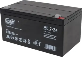Bateri MEGABAT VRLA MB 7-24, 12V, 7Ah, gri