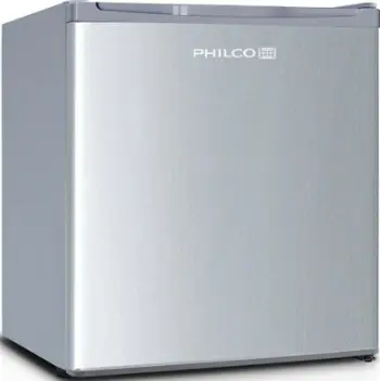 Frigorifer me një derë Philco PSB 401 EX, kapacitet i madh, inox