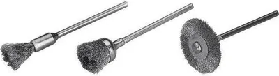Set furça mini për stërvitje Wolfcraft WF2114000, 3 copë, tel çeliku - 1