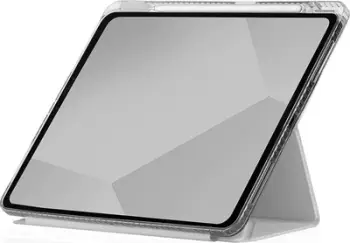 Mbulesë tabletë STM Opp për iPad Air 13" 2024 M2, kapak origami, me mbajtëse Apple Pencil, gri