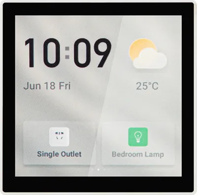 Panel kontrolli smart Tuya, gateway Zigbee WiFi Bluetooth, montim në mur, i bardhë - 1