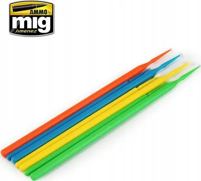Set furçash modelimi Mig Ammo Sniperbrush Collection, 7 pjesë - 2