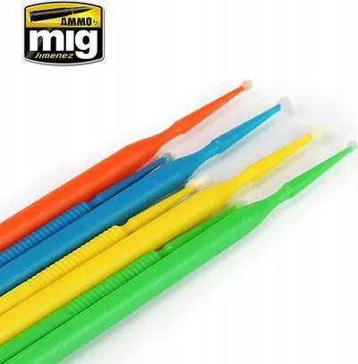 Set furçash modelimi Mig Ammo Sniperbrush Collection, 7 pjesë - 3
