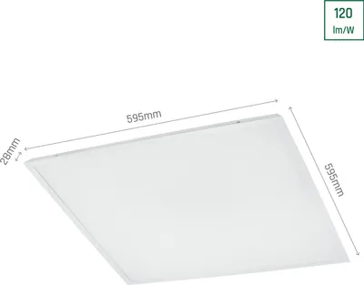 Panel LED Spectrum 600, 40W, 4000K, i bardhë - 2