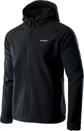 Xhaketë softshell për meshkuj Hi-Tec Neti II, madhësia M, e zezë