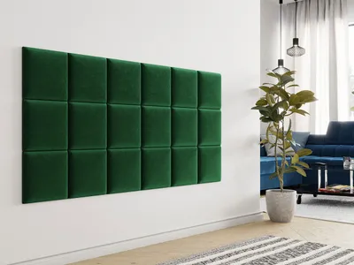 Panel muri me tapiceri 30x30 (30 x 4 x 30), Gjelbër - 2