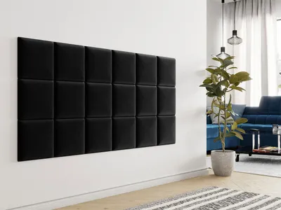 Panel muri me tapiceri 30x30 (30 x 4 x 30), Zezë - 2