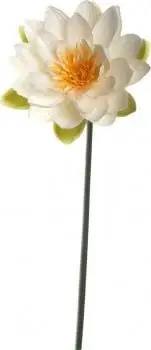Lule artificiale Leonardo Fiore Water Lily 75 cm, plastike, shumëngjyrëshe