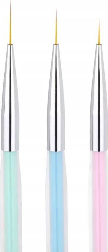 Set furçash për nail art Activeshop Nail Art Brushes, për manikyr profesional, shumëngjyrëshe
