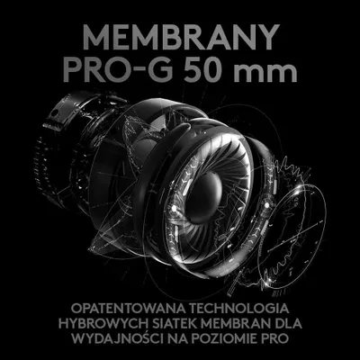 Set gaming Logitech G Pro X Lightspeed, kufje wireless, maus G Pro X Superlight 2, i zi - 1