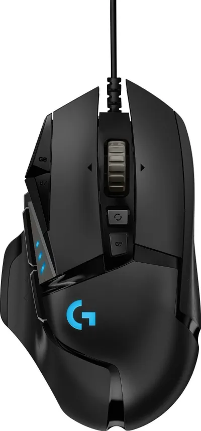 Set gaming Logitech G502 Hero Mouse dhe G Pro X, sensor HERO, mikrofoni BLUE VO!CE, i zi - 2