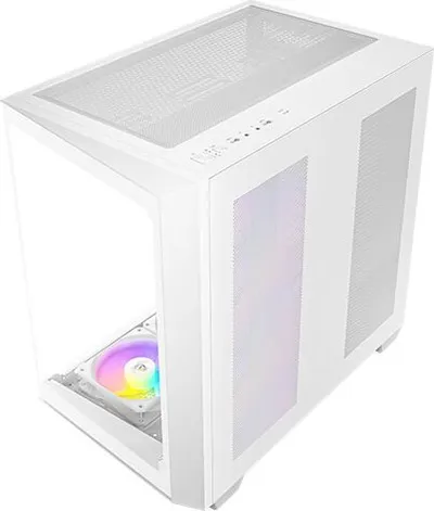 Kuti kompjuteri Antec C5, MIDI Tower, xham i temperuar, e bardhë - 5