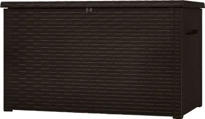 Kuti kopshti Keter Java Cushion Box, 870L, plastike rezistente, kafe - 1