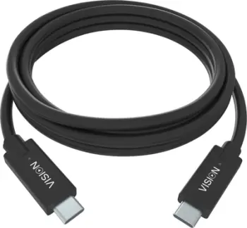 Kabllo USB C Vision TC 2MUSBC/BL, 2m, USB 3.2 Gen 1 5 Gbit/s, e zezë