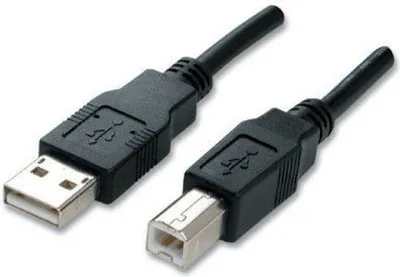 Kabllo USB Delock USB-A - USB-B, 1.8 m, e zezë (93596) - 1