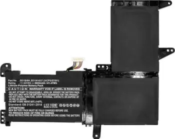 Bateri për laptop CoreParts MBXAS-BA0024, zëvendësuese, e zezë