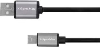 Kabllo USB Kruger &amp; Matz KM1241, USB në Mini USB, 1m, e zezë