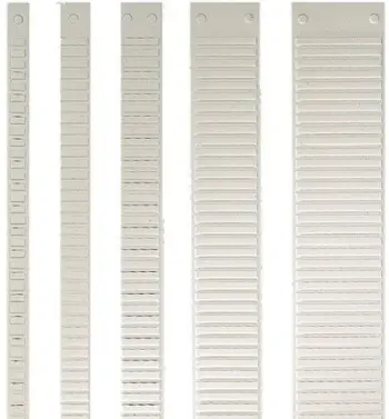 Panel metalik Nobo 1900394 T Card Size 3, 32 slote, gri