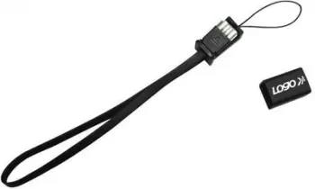 Kabllo USB Logo, 0.3 m, e zezë