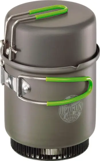 Set gatimi kampingu Optimus Terra Weekend HE, 0.95L, alumini i anodizuar