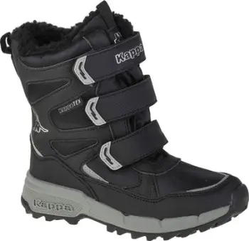 Çizme fëmijësh Kappa Vipos Tex K 260902K-1115, të papërshkueshme nga uji, me gëzof, të zeza