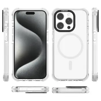 Mbulesë telefoni Cubenest MagPro Strong Guard për iPhone 17 Pro Max, me MagSafe, e bardhë