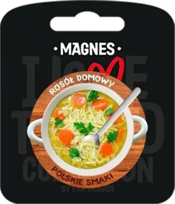 Magnet dekorativ I Love Poland Polish Flavors ILP MAG C PL 24, suvenir, shumëngjyrësh