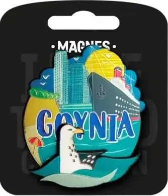 Magnet frigoriferi I Love Poland Gdynia, ILP MAG a GDY 06, shumëngjyrësh