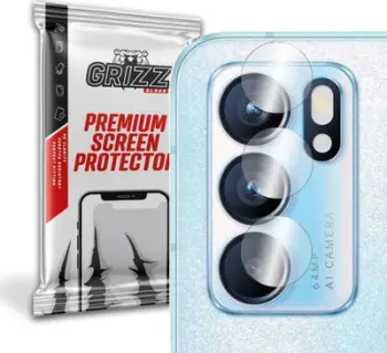 Xham hibrid për kamerë GrizzGlass OPPO Reno6 5G, set 2 copë, transparent