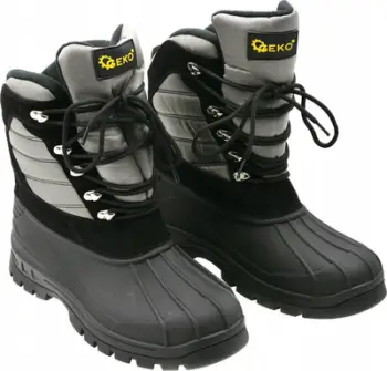 Çizme dimri Geko Winter Snow Boots Insulated High, të izoluara, madhësia 44, të zeza