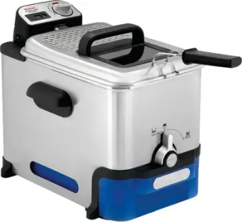 Fritezë Tefal FR8040, e argjendtë dhe kaltër