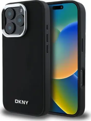 Mbulesë telefoni DKNY DKHMP15XPSCMCLK për iPhone 15 Pro Max, MagSafe, e zezë