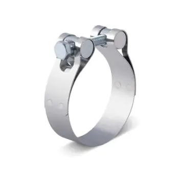 Klemë çeliku inox Haushalt 36–39 mm, set 2 copë, argjendtë