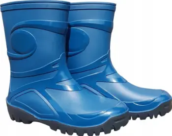 Çizme gome Young 2B për gra, PVC, taban antirrëshqitës, blu